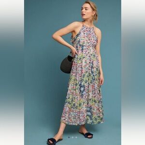 EUC Anthropologie Meadow Rue Allerton Maxi Dress // Size XL